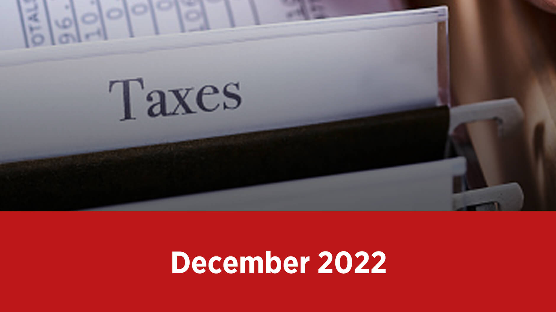 Key Tax Dates December 2022 Church Law & Tax